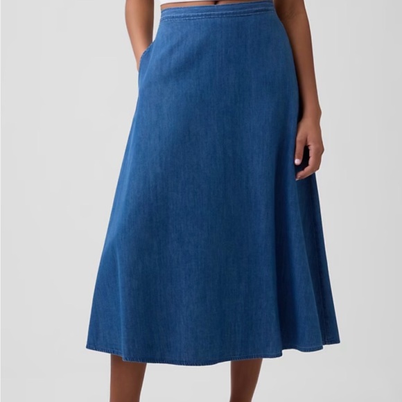 GAP A-Line Blue Denim Skirt - Picture 2 of 10